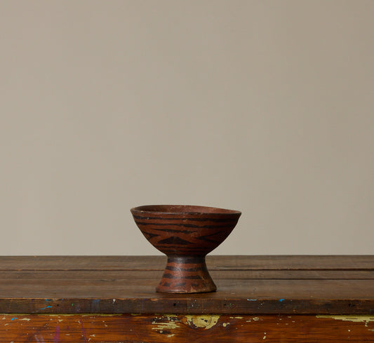 NARINO CARCHI WAX RESIST PEDESTAL BOWL
