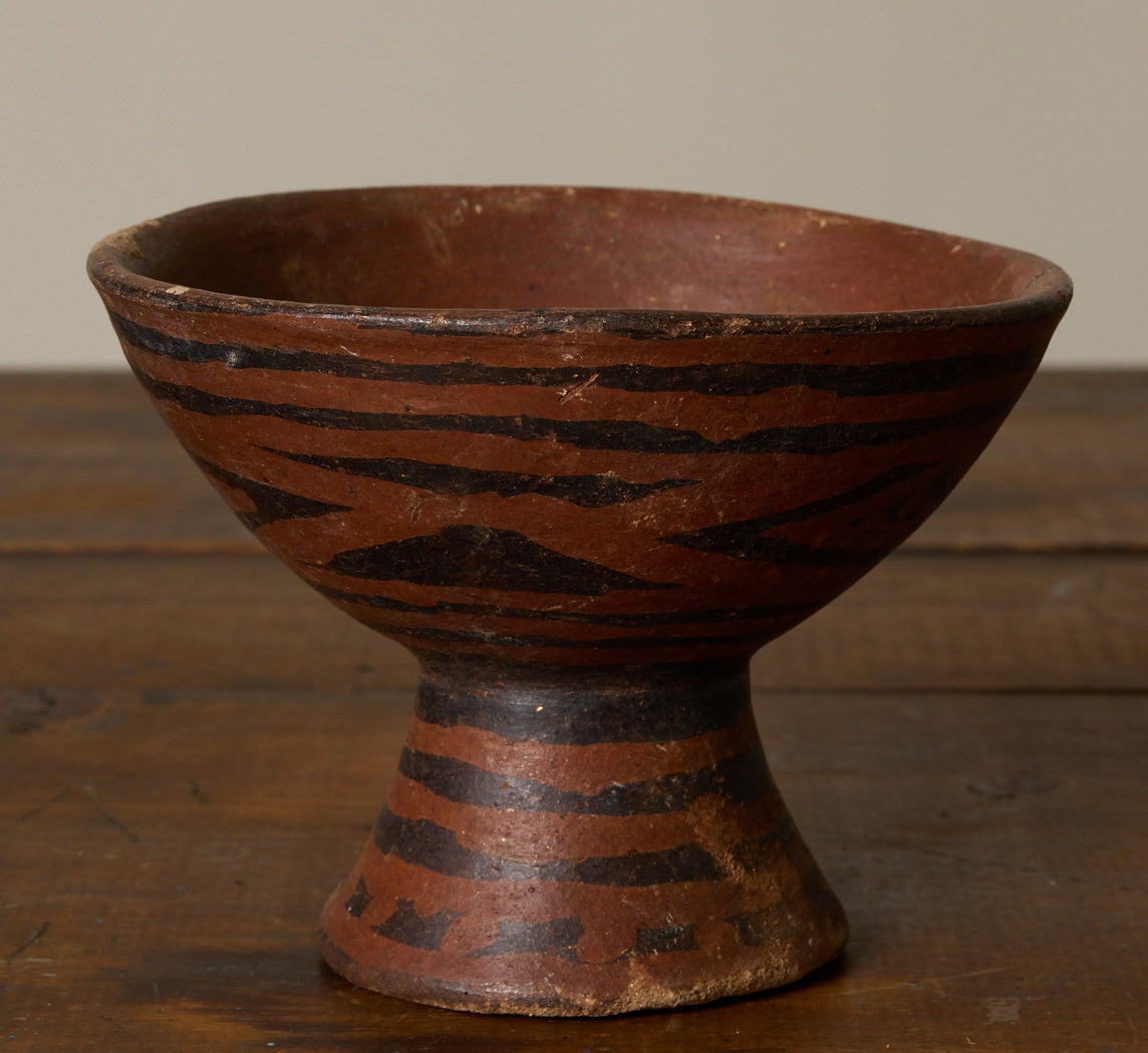 NARINO CARCHI WAX RESIST PEDESTAL BOWL