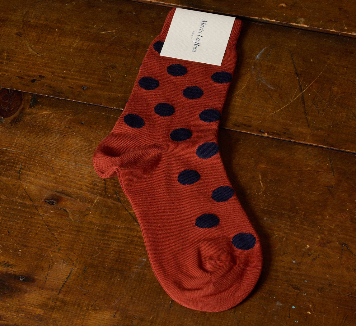COTTON POLKA DOT SOCKS BY MARIA LA ROSA