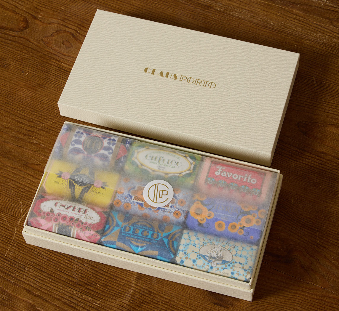 DECO COLLECTION GIFT BOX BY CLAUS PORTO - 9 MINI SOAPS