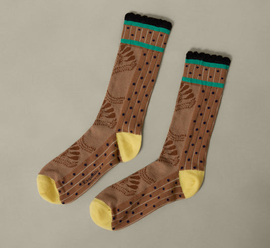 EXQUISITE J SOCKS IN DESERT