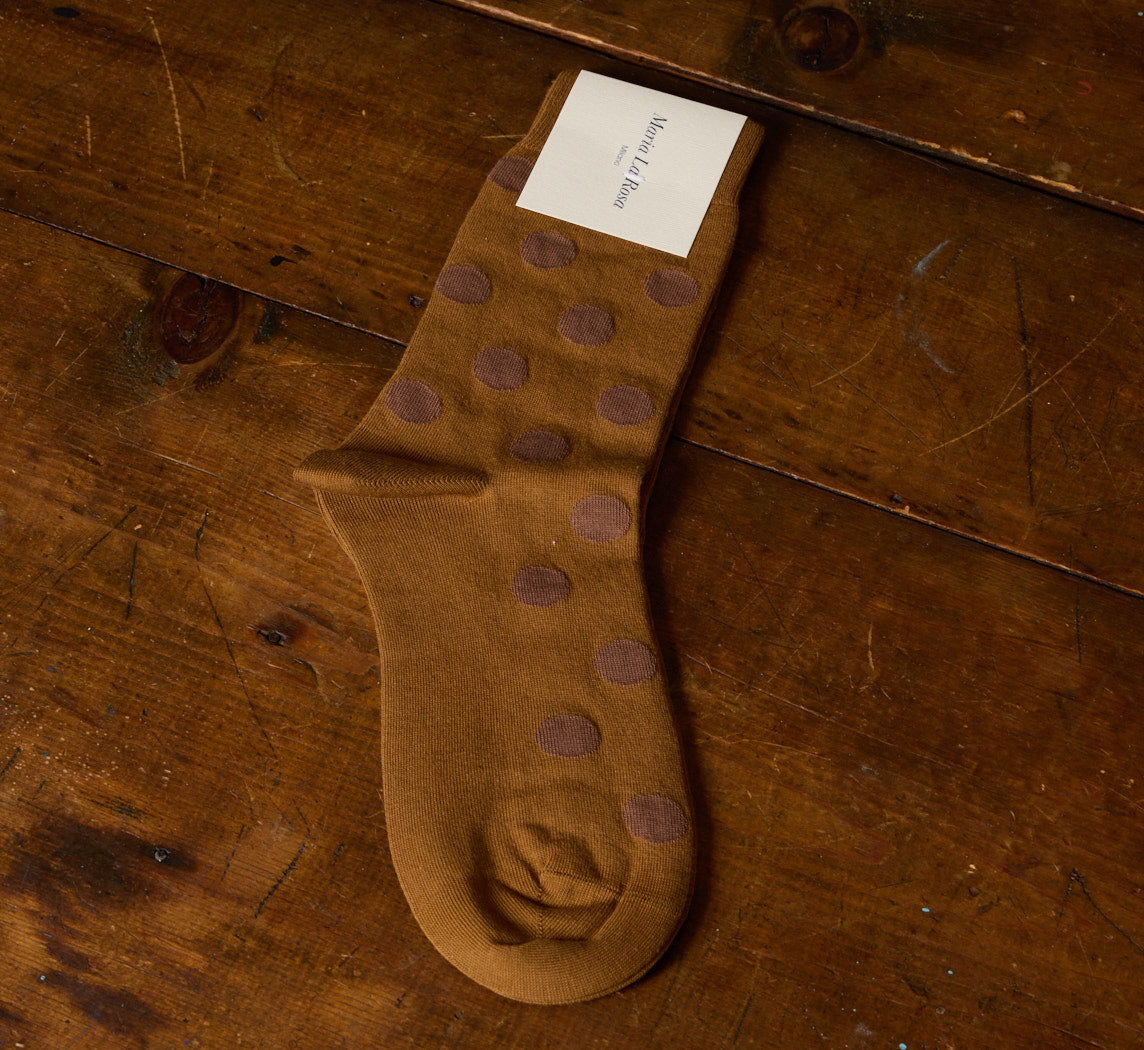 COTTON POLKA DOT SOCKS BY MARIA LA ROSA
