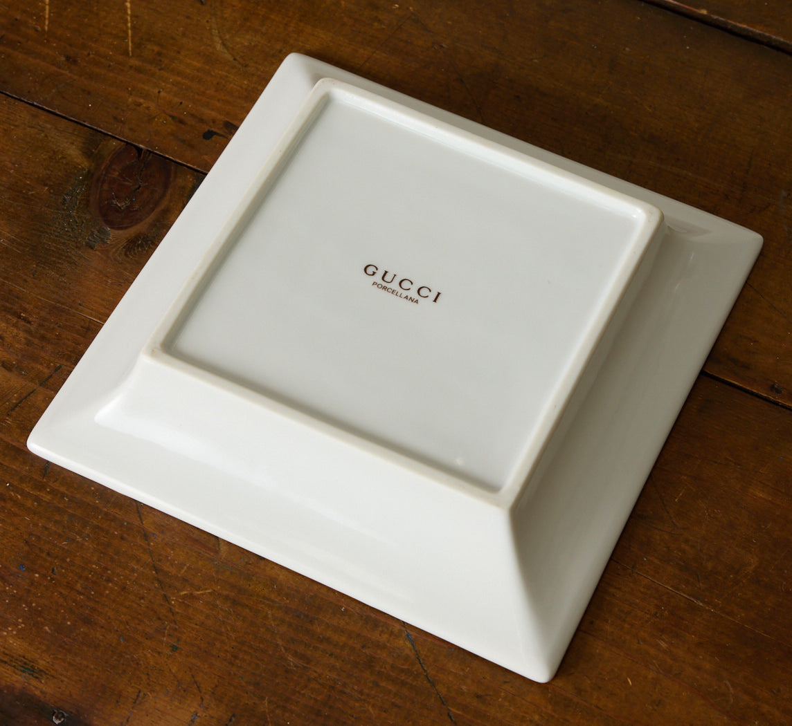 VINTAGE GUCCI GOLD PLATED TRINKET DISH
