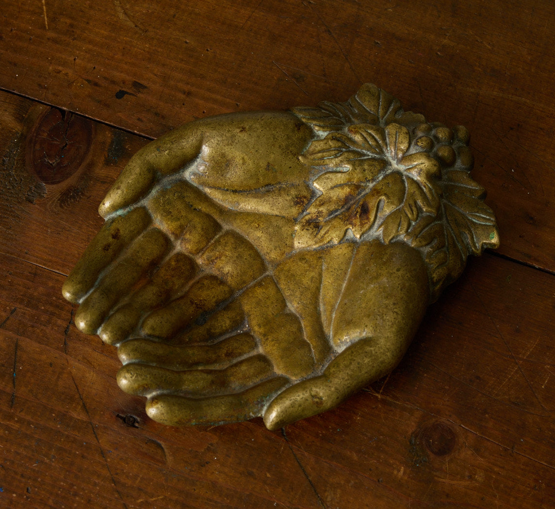 20TH CENTURY BRONZE HELPING HANDS