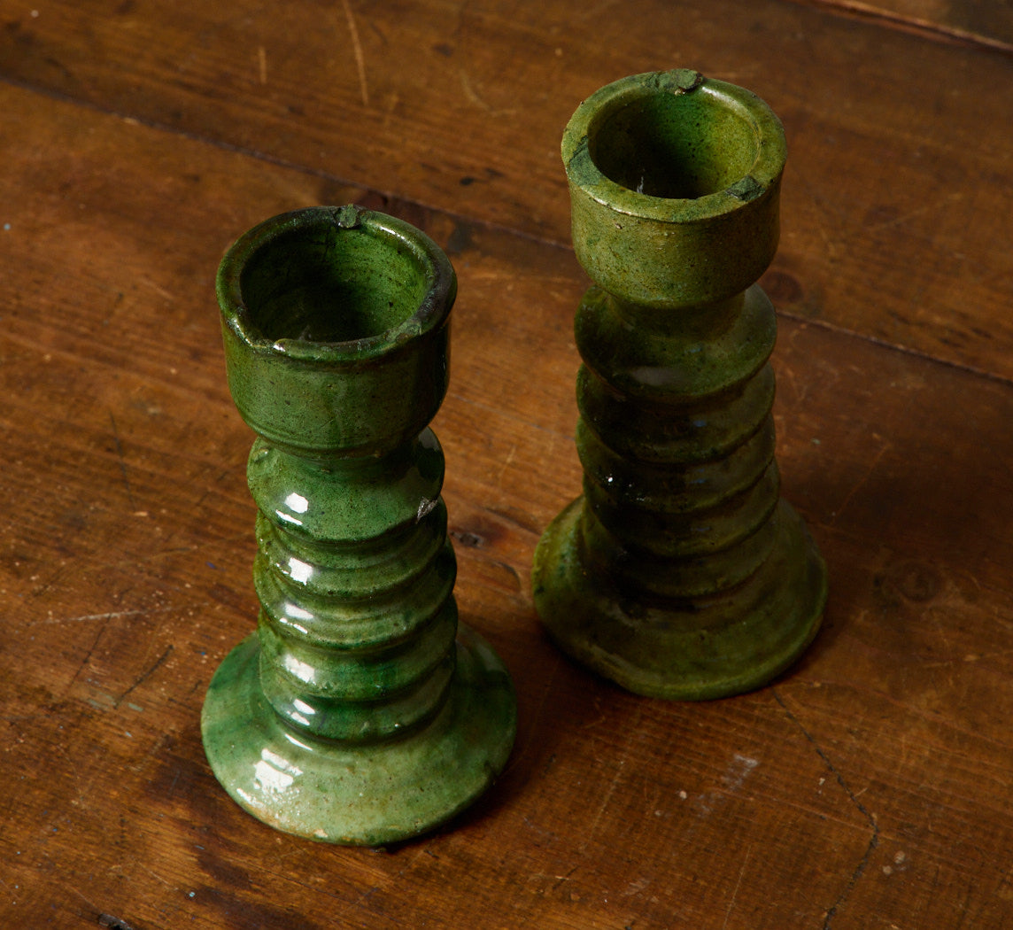 SMALL TAMEGROUTE CANDLESTICK HOLDER IN JUNIPER TWIST