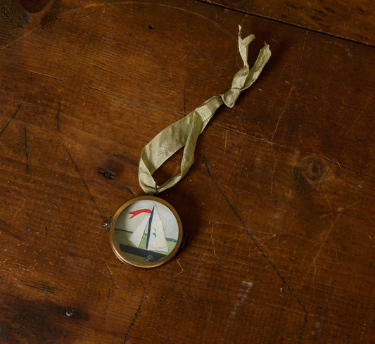 SAIL BOAT LOCKET ORNAMENT