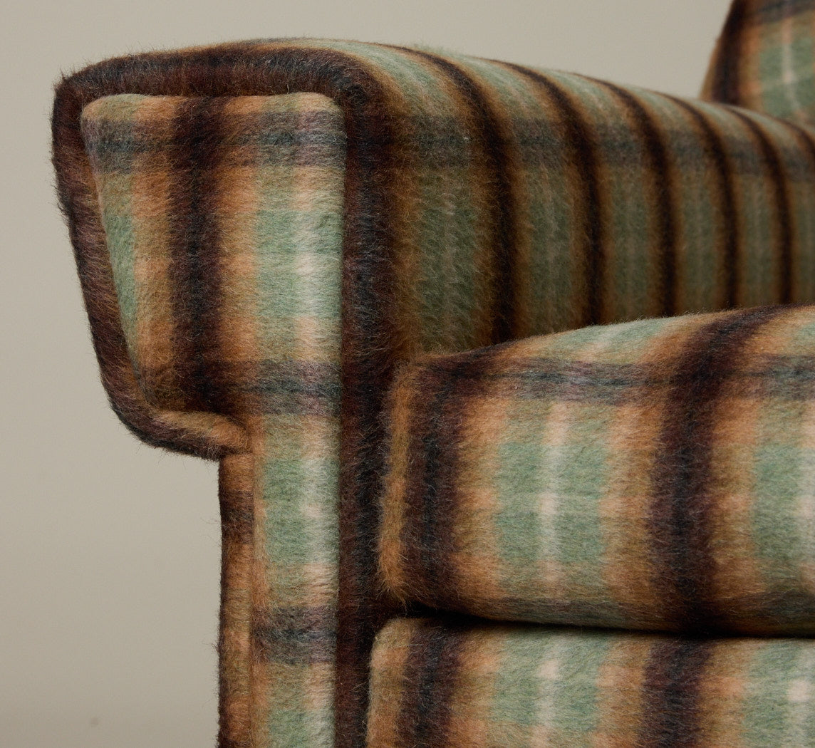 PAIR OF MID-CENTURY DANISH HIS & HERS ARMCHAIRS