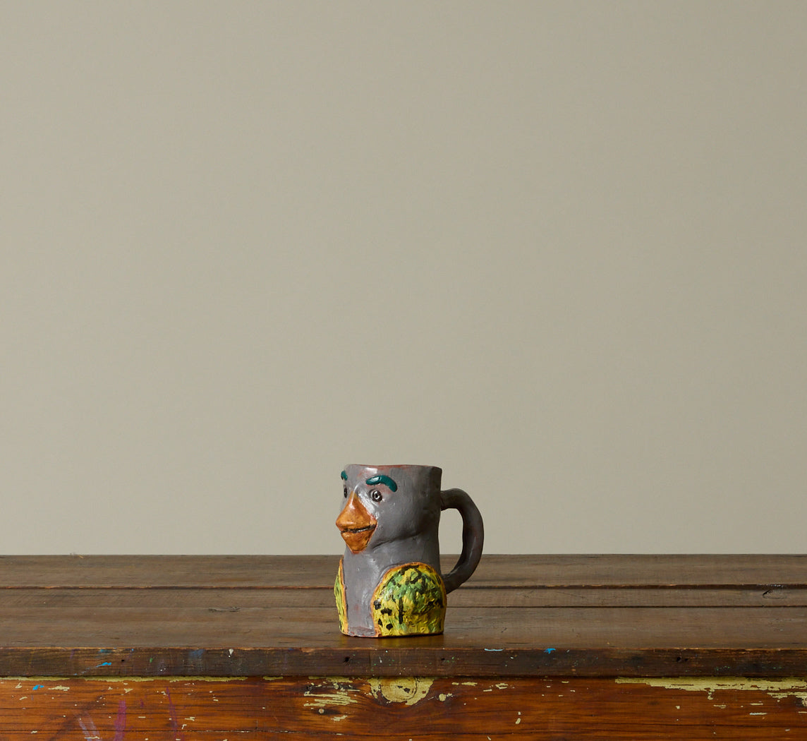 POSTMODERN STUDIO POTTERY DUCK MUG