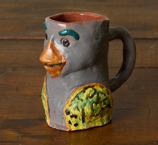 POSTMODERN STUDIO POTTERY DUCK MUG