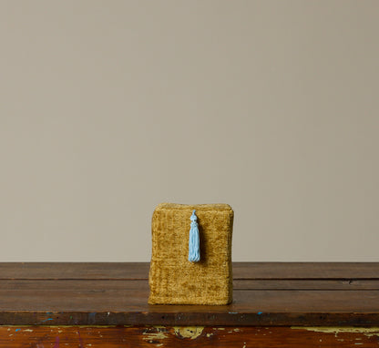 PIERCE & WARD GOLDEN POODLE  TISSUE BOX COVER