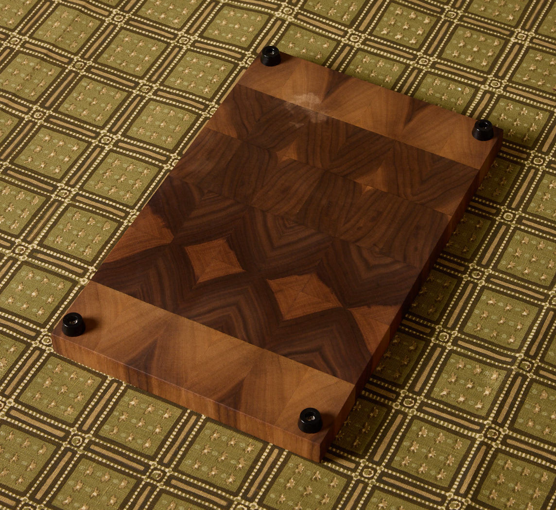 WALNUT END GRAIN CUTTING BOARD