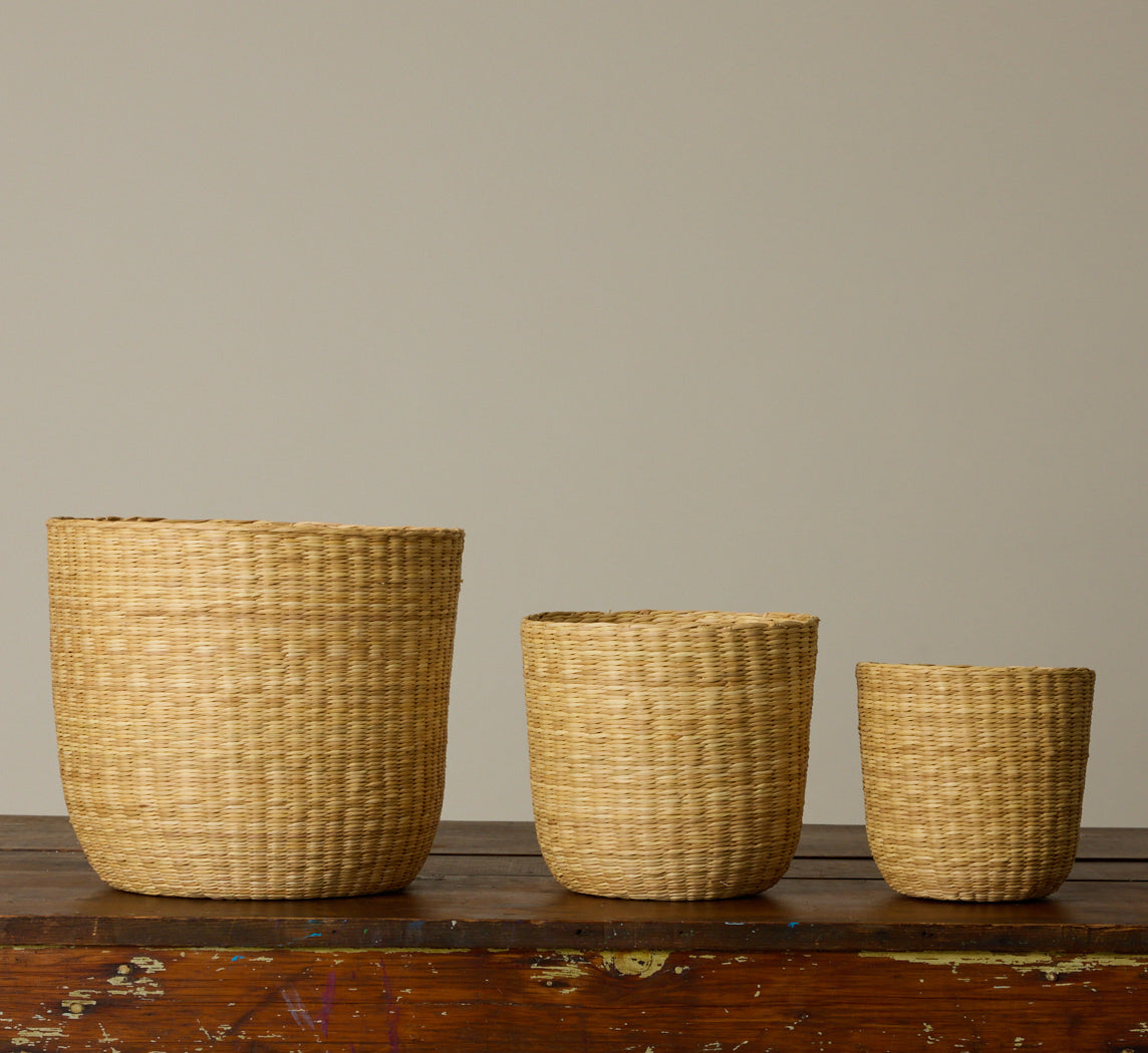 SET OF 3 HANDMADE PERUVIAN NESTING BASKETS