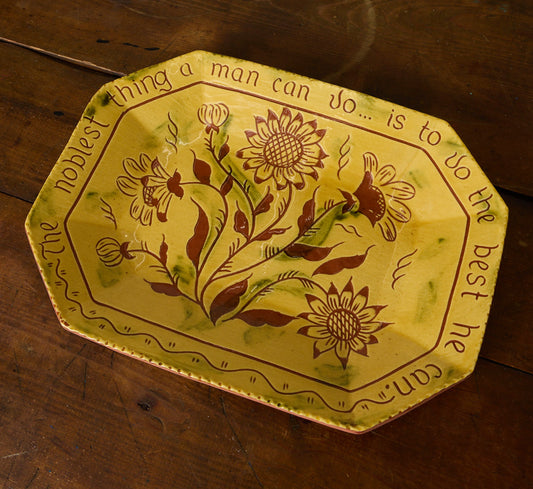 STUDIO ART REDWARE PLATTER