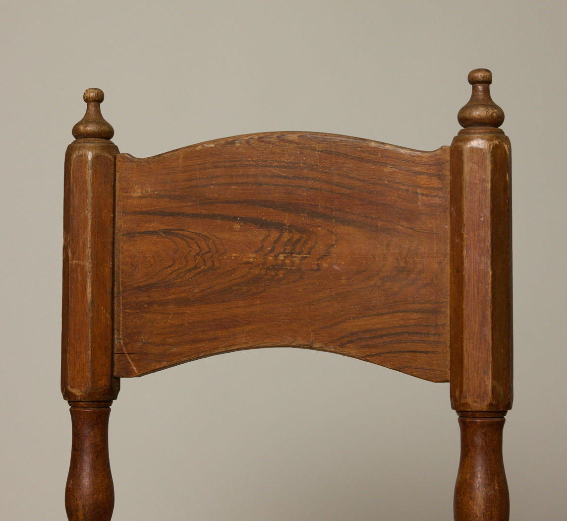 SET OF 6 19TH CENTURY PINE DINING CHAIRS