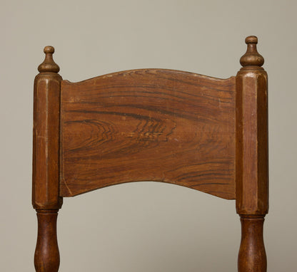 SET OF 6 19TH CENTURY PINE DINING CHAIRS