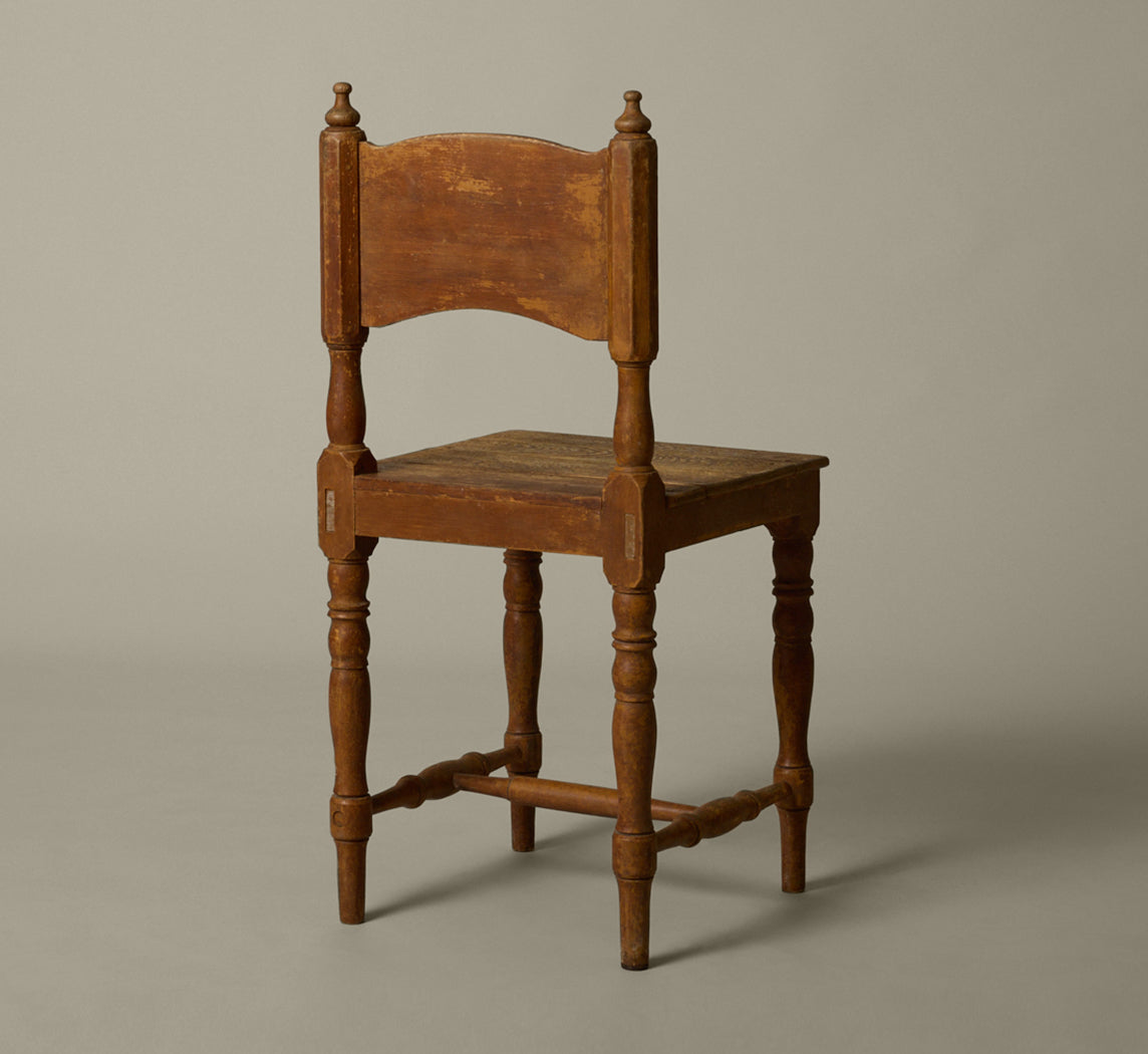 SET OF 6 19TH CENTURY PINE DINING CHAIRS