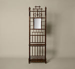 ANTIQUE FRENCH TURNED FAUX BAMBOO HALL STAND