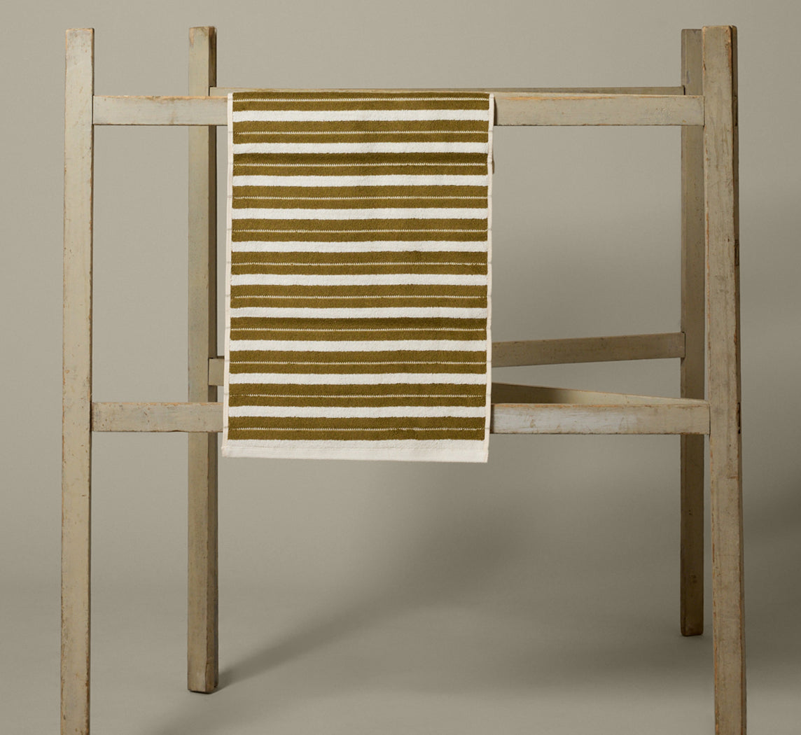 BAINA SAN LUIS HAND TOWEL IN CAPER & CHALK