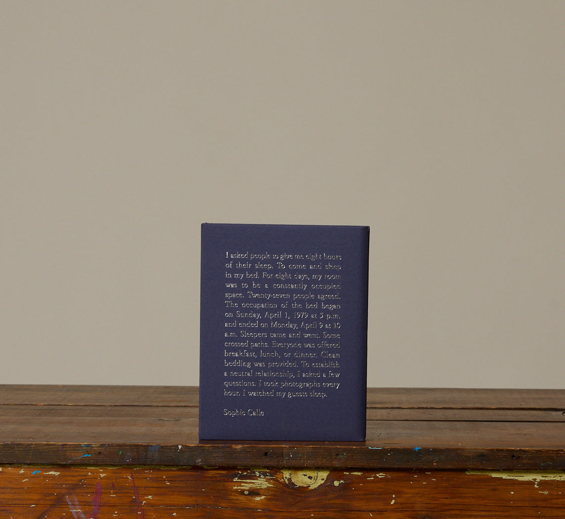 SOPHIE CALLE: THE SLEEPERS BOOK – Pierce & Ward