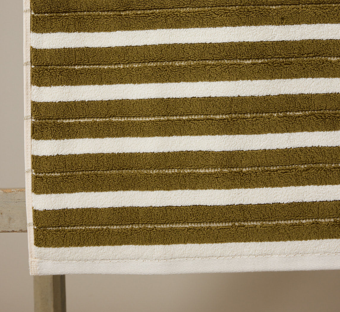 BAINA ECHO BATH MAT IN CAPER & CHALK