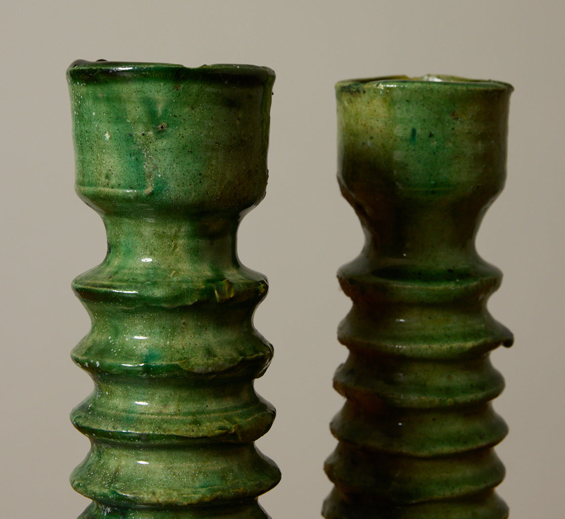 SMALL TAMEGROUTE CANDLESTICK HOLDER IN JUNIPER TWIST