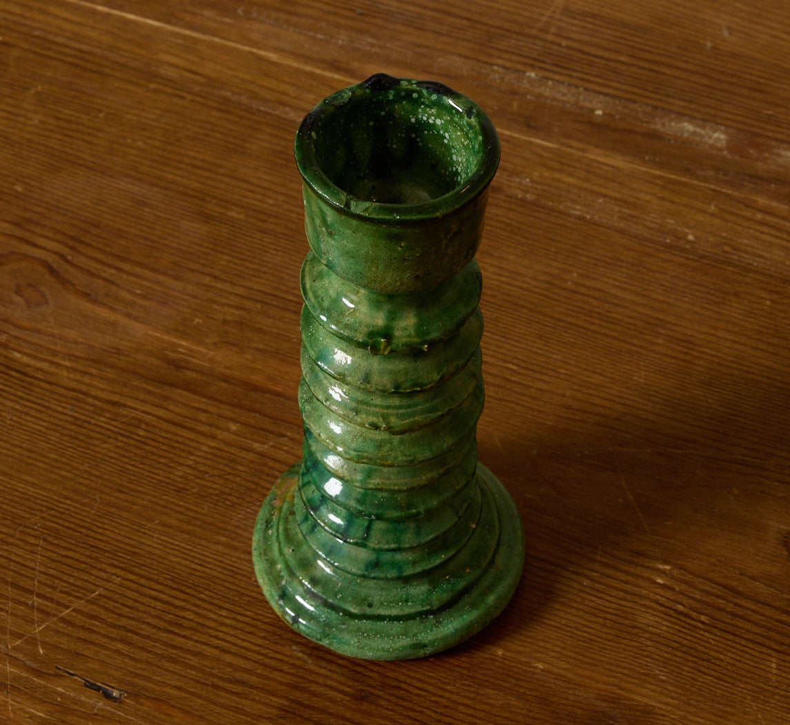 SMALL TAMEGROUTE CANDLESTICK HOLDER IN JUNIPER TWIST