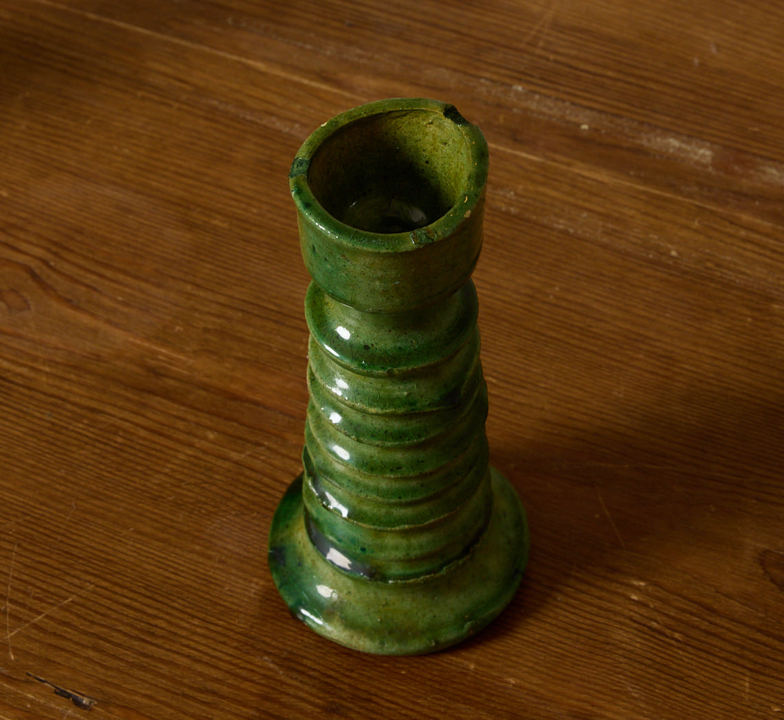 SMALL TAMEGROUTE CANDLESTICK HOLDER IN JUNIPER TWIST