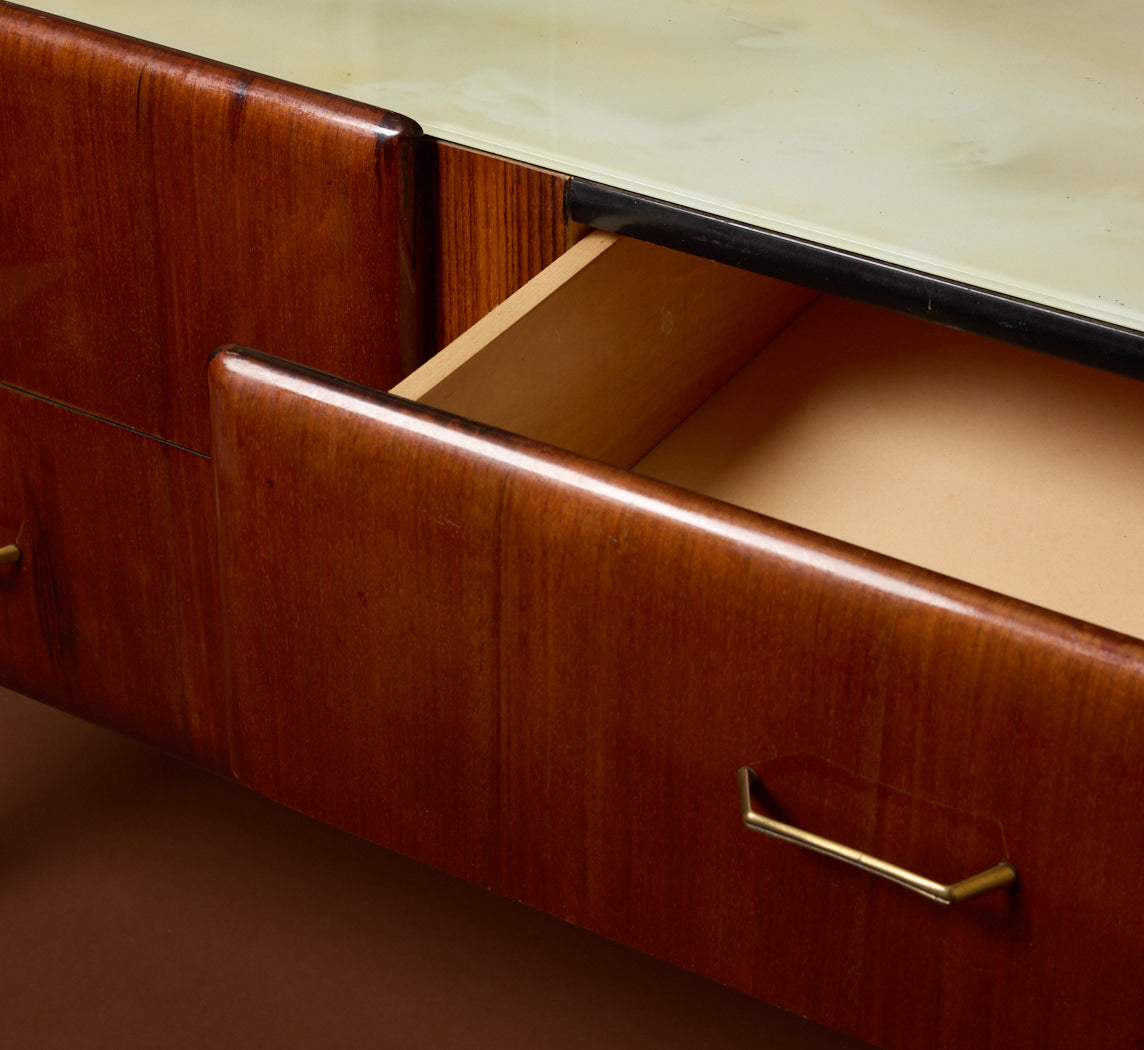 1960S ITALIAN MAHOGANY CREDENZA
