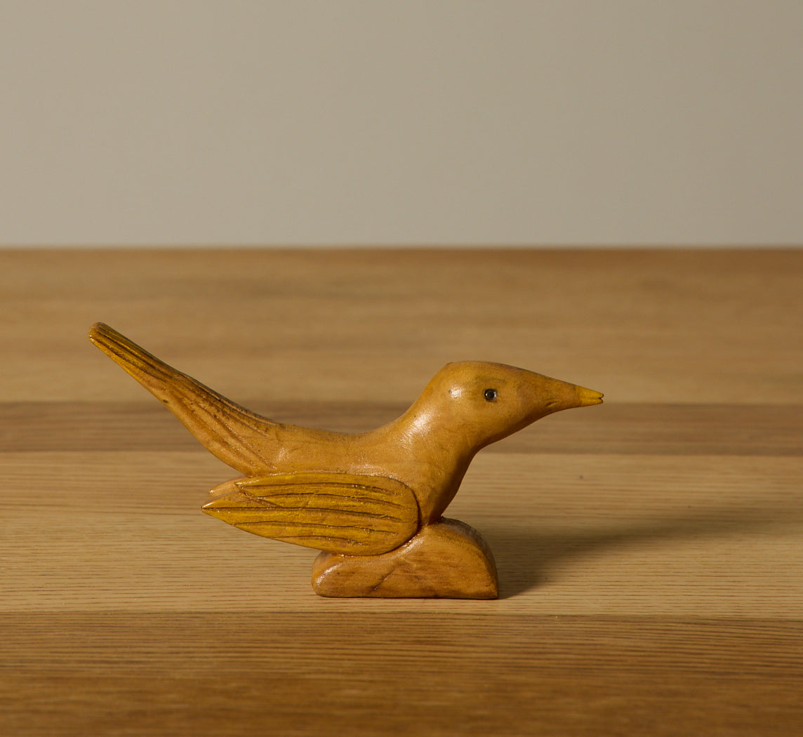 VINTAGE FOLK ART BIRD SCULPTURE IV