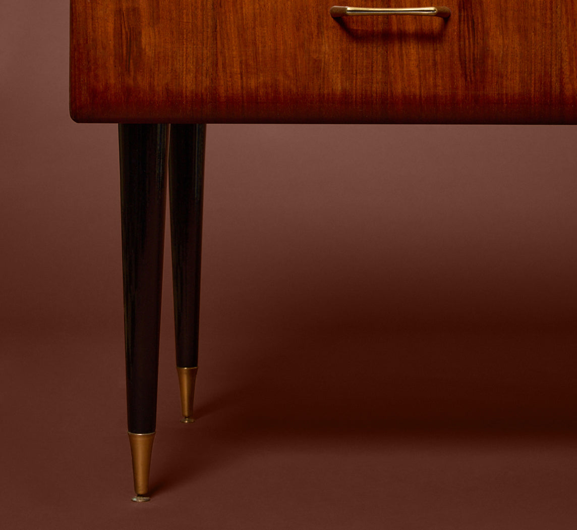 1960S ITALIAN MAHOGANY CREDENZA