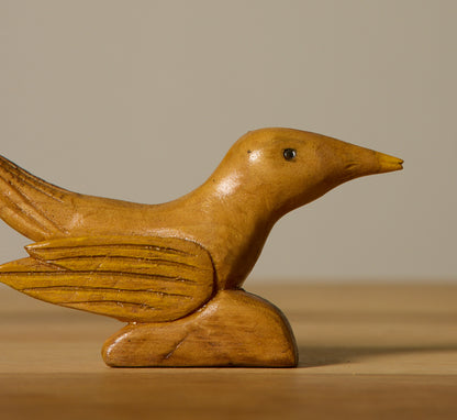 VINTAGE FOLK ART BIRD SCULPTURE IV