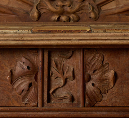 ANTIQUE FRENCH ART NOUVEAU OAK SIDEBOARD