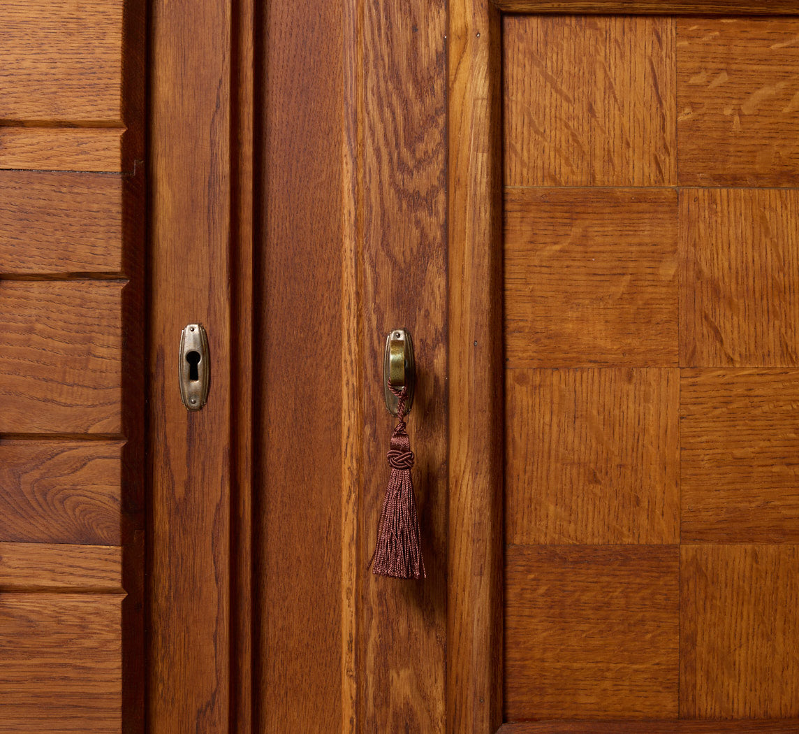OAK SIDEBOARD IN THE STYLE OF CHARLES DUDOUYT