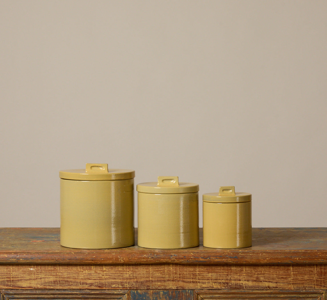 CANISTER BY IL BUCO VITA IN TUMERIC