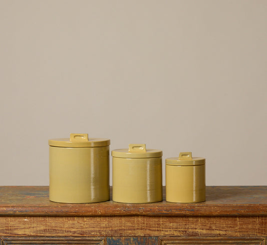 CANISTER BY IL BUCO VITA IN TURMERIC