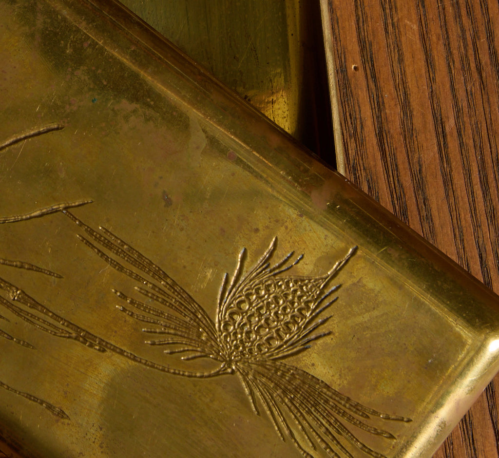 1970S ITALIAN GALLINARO BRASS BOX