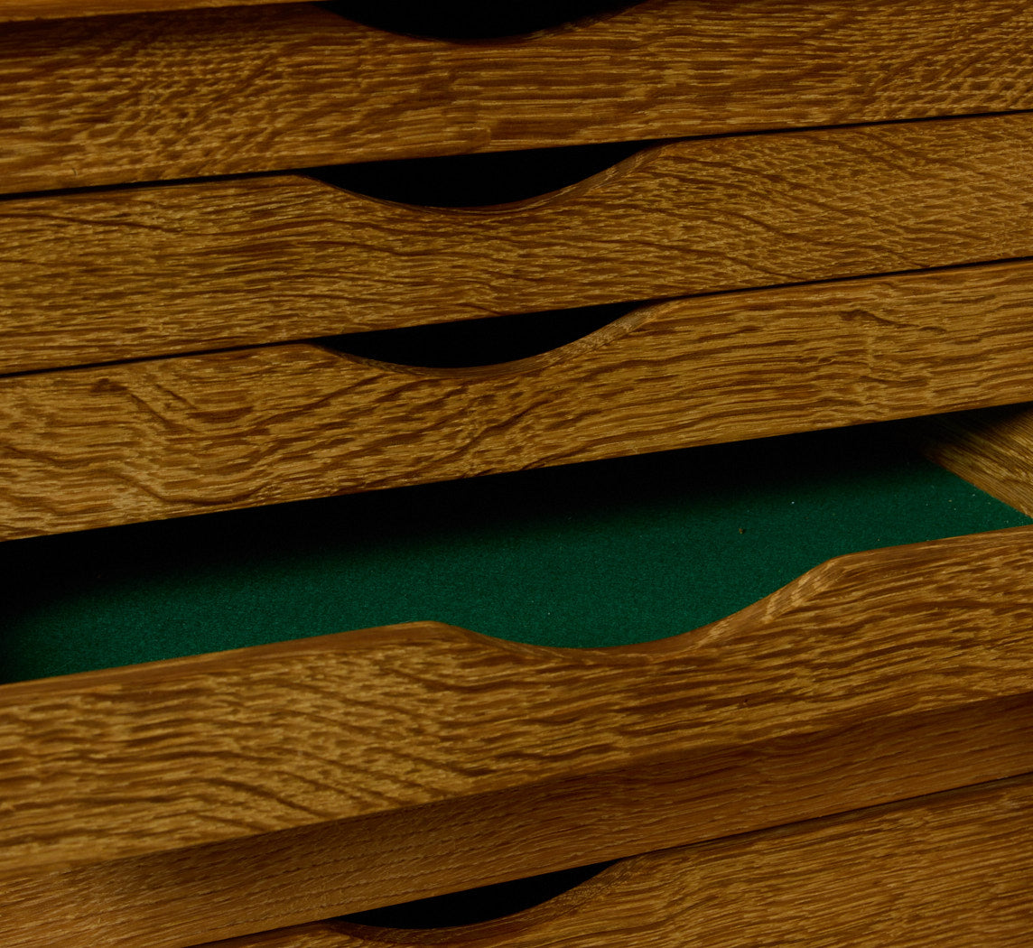 1970S DANISH OAK SIDEBOARD IN THE STYLE OF HENNING