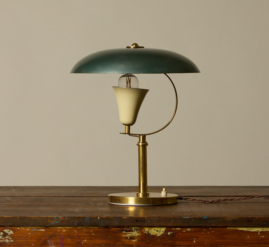 1960S REFLECTIVE LIGHT TABLE LAMP