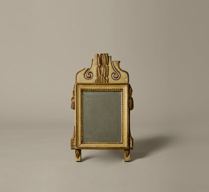 LATE 18TH CENTURY FRENCH CARVED WOOD MIRROR