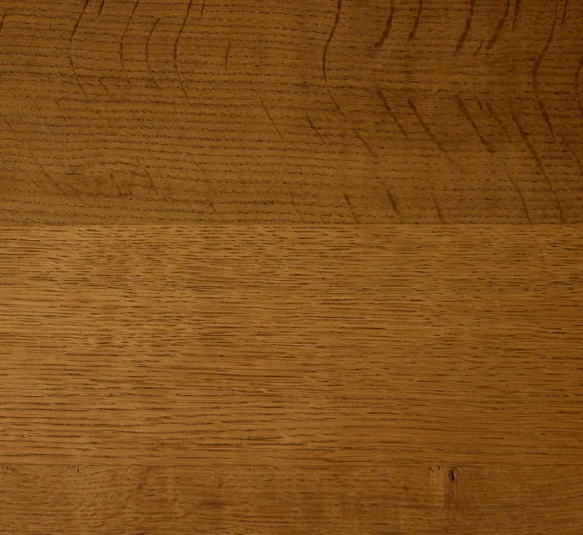 1960S FRENCH OAK BRUTALIST DINING TABLE