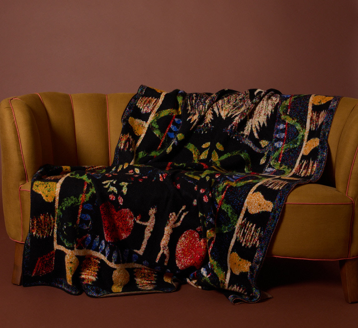 ADAM & EVE CASHMERE THROW BY SAVED NY
