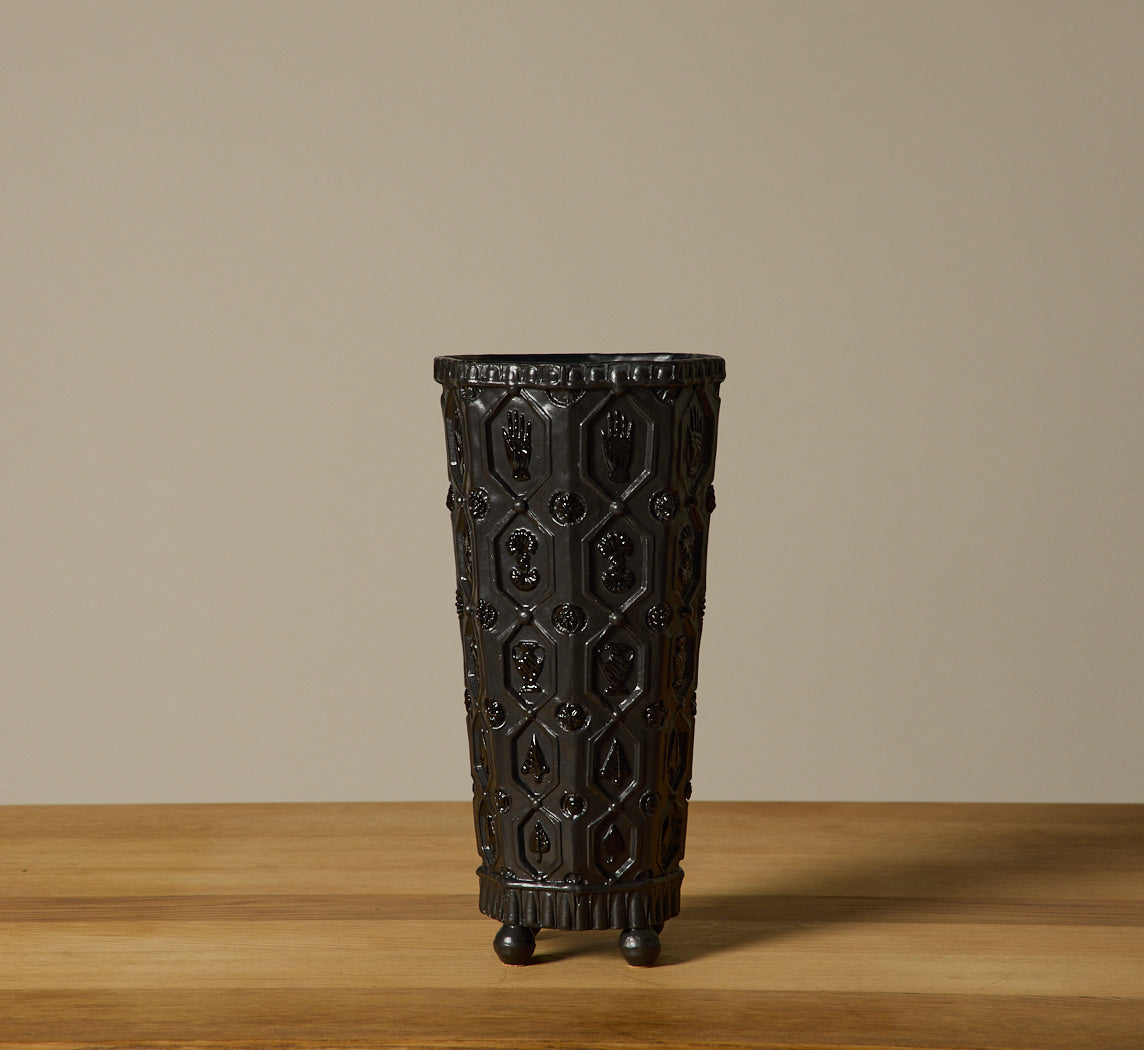 CARA BAUERMEISTER ARTIST'S TOUR VASE IN BLACK