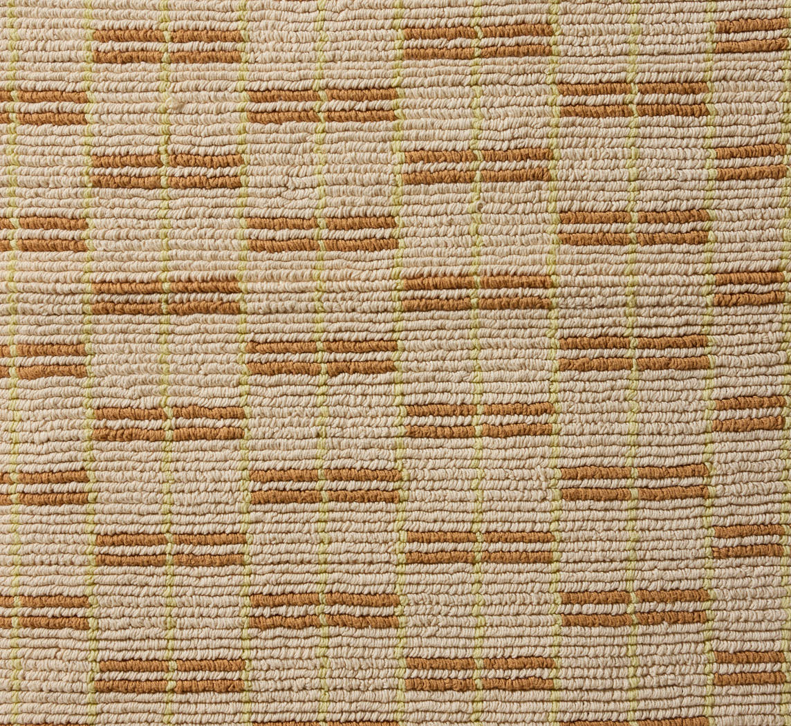 LUPE BATH MAT IN LIME AND TAN