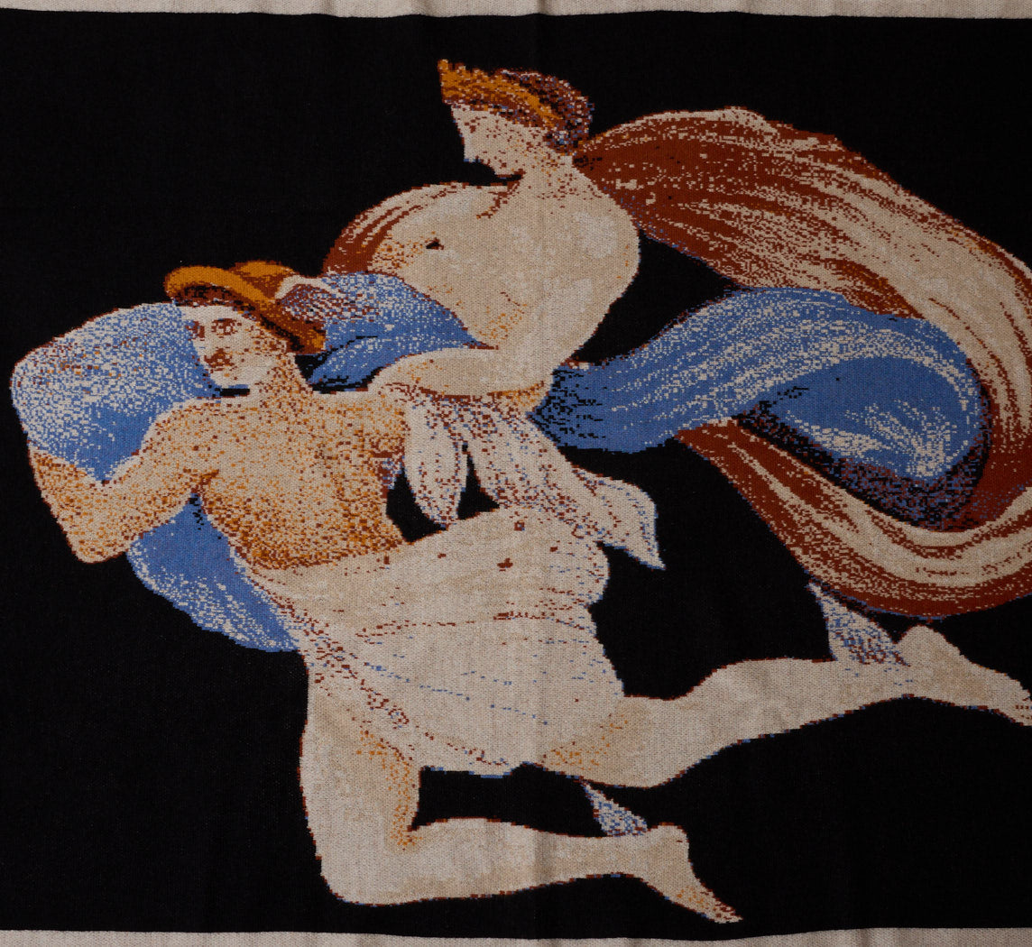 CROWN OF GOLD CASHMERE THROW BY SAVED NY