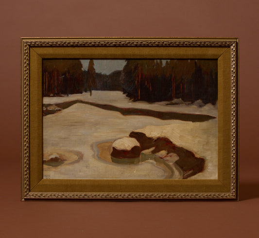 EARLY 20TH CENTURY AUSTRIAN SNOWSCAPE