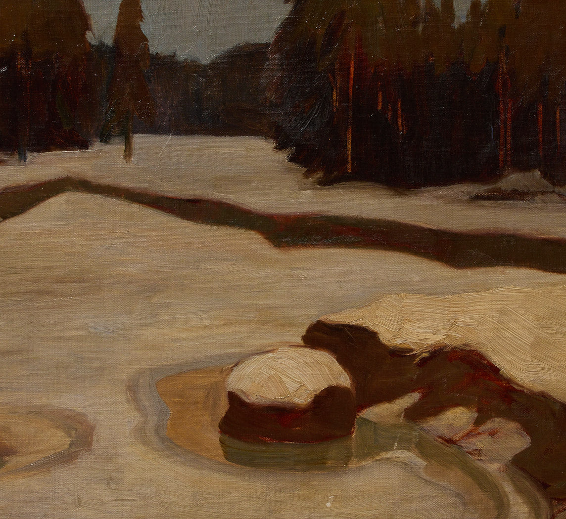 EARLY 20TH CENTURY AUSTRIAN SNOWSCAPE