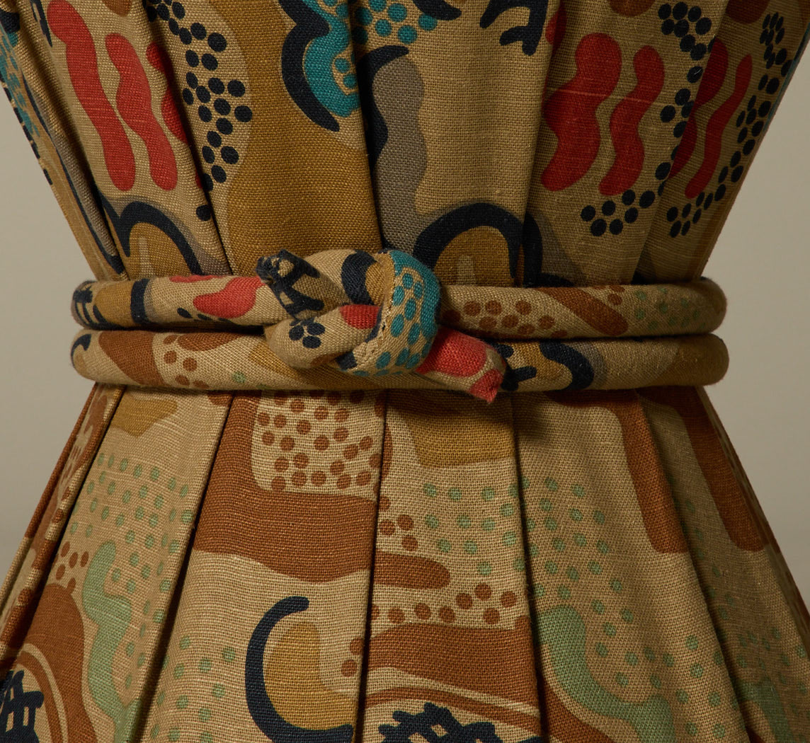 PIERCE & WARD DRUM SIDE TABLE IN CLOUDS