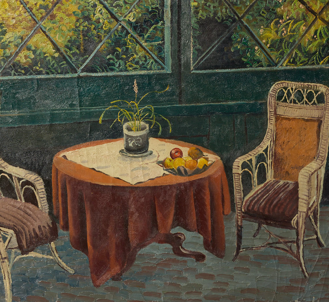 1940s DUTCH SUNROOM  BY HERMAN BIELING (1887-1964)
