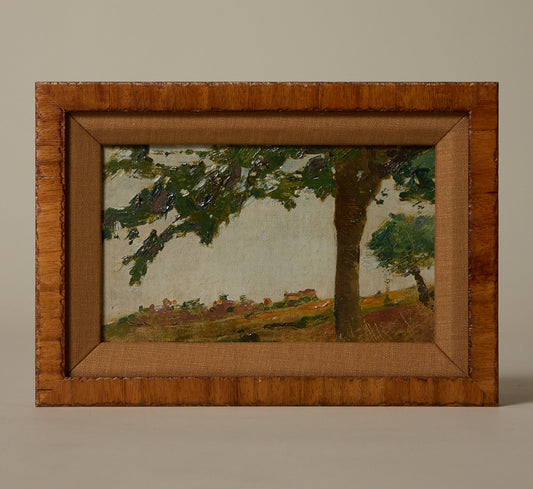 1910S ITALIAN LANDSCAPE OF CASTEGGIO BY EZECHIELE ACERBI (1850-1920)