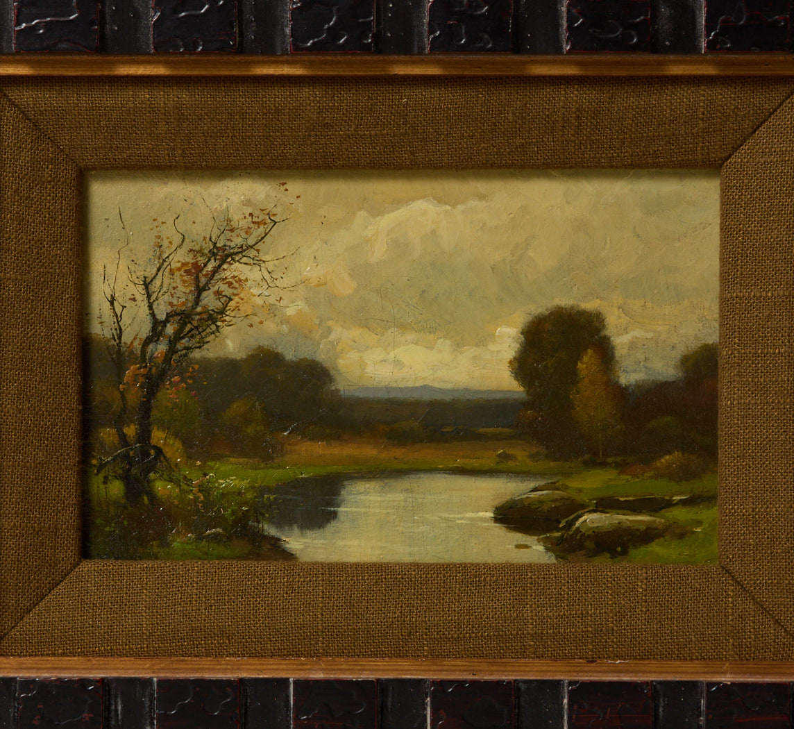 LATE AUTUMN LANDSCAPE BY JOHN FRANCIS MURPHY (1853-1921)